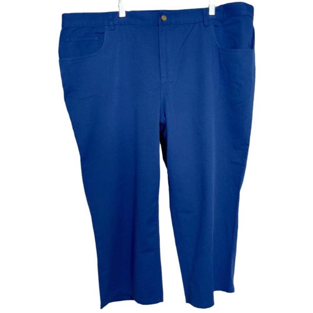 Lauren Ralph Lauren Royal Blue Capri Crop Pants 22W